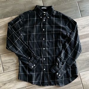 GANT Rugger Slim black button-down Oxford. Size XXL